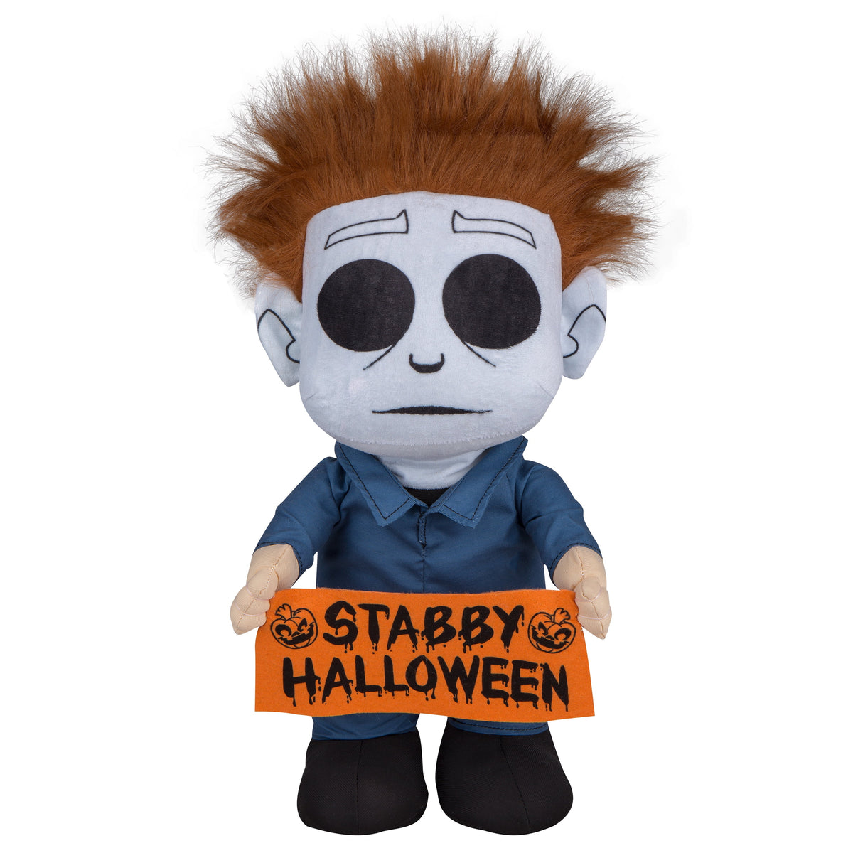 Haunt & Co Universal Michael Myers in Blue Halloween Door Greeter Decoration, 18.5 in
