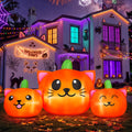 Haunt & Co 6.2FT Halloween Inflatable Pumpkin Cat Outdoor Decorations, Halloween Blow Ups with Lights