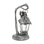Haunt & Co Halloween Light Up Skeleton Lantern Tabletop or Hanging Wall Decoration