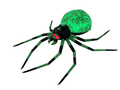 Haunt & Co 12FT Halloween Inflatable Giant Spider with Disco Lights, Outdoor Yard and Garden Decor