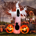 Haunt & Co 12 FT Halloween Inflatables Ghost Pumpkin Outdoor
