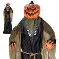Haunt & Co 7FT Halloween Animatronic Standing Pumpkin Man The Sound Activated Halloween Prop