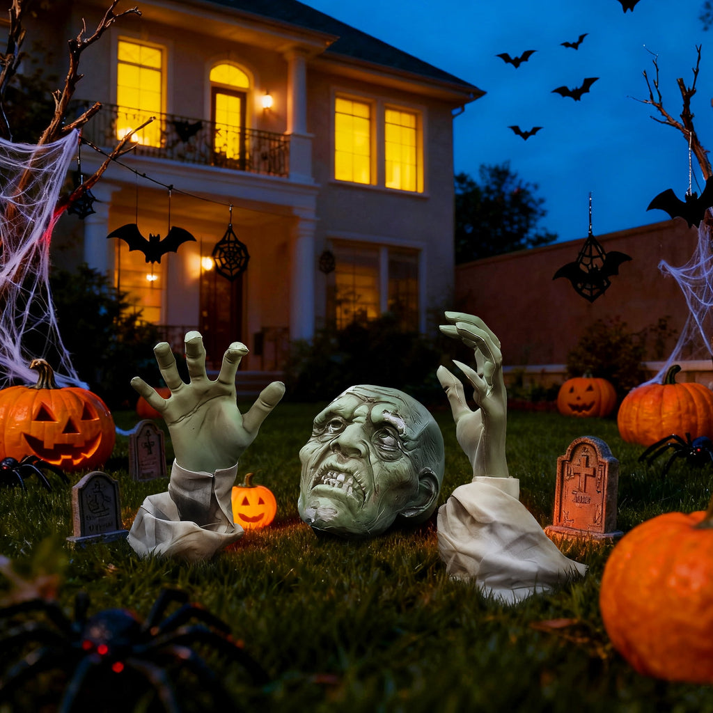Haunt & Co Halloween Zombie Decorations Scary OutdoorLawn, Yard, Patio, Graveyard Decoration, Haunted House Prop
