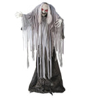 Haunt & Co 5 Ft. 5" Animated Standing Wrinkled Reaper with Hair