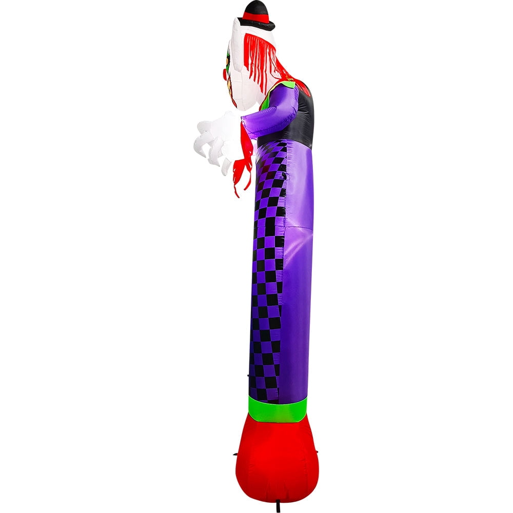 Haunt & Co CozyBox (5ft-9ft) Halloween Inflatable LED Light Up Archway Monster Pumpkin Blow Up Yard Decorations, Powerful Blower, Ground Stakes