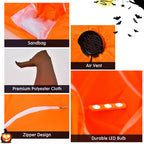 Haunt & Co Gymax 4ft Inflatable Pumpkin Blow Up w/ Built-in LED Light