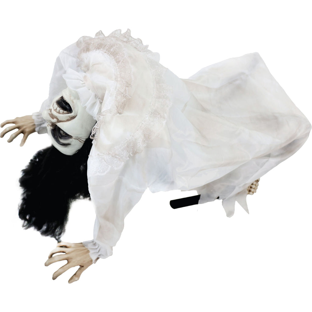 Haunt & Co Lifesize 35" Animatronic Possessed Woman with Lights and Sound