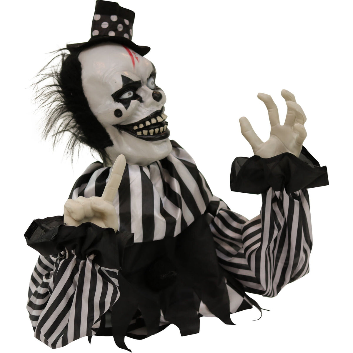 Haunt & Co 1.8 ft Groundbreaker Clown-Vile, Multi-Color