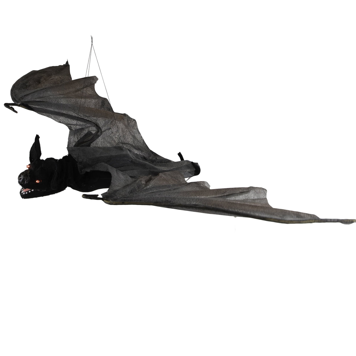 Haunt & Co LED Lighted Animated Halloween Bat with Wings - 48"