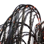 Haunt & Co 6 ft Black Willow Tree with Orange and Purple LED Lights