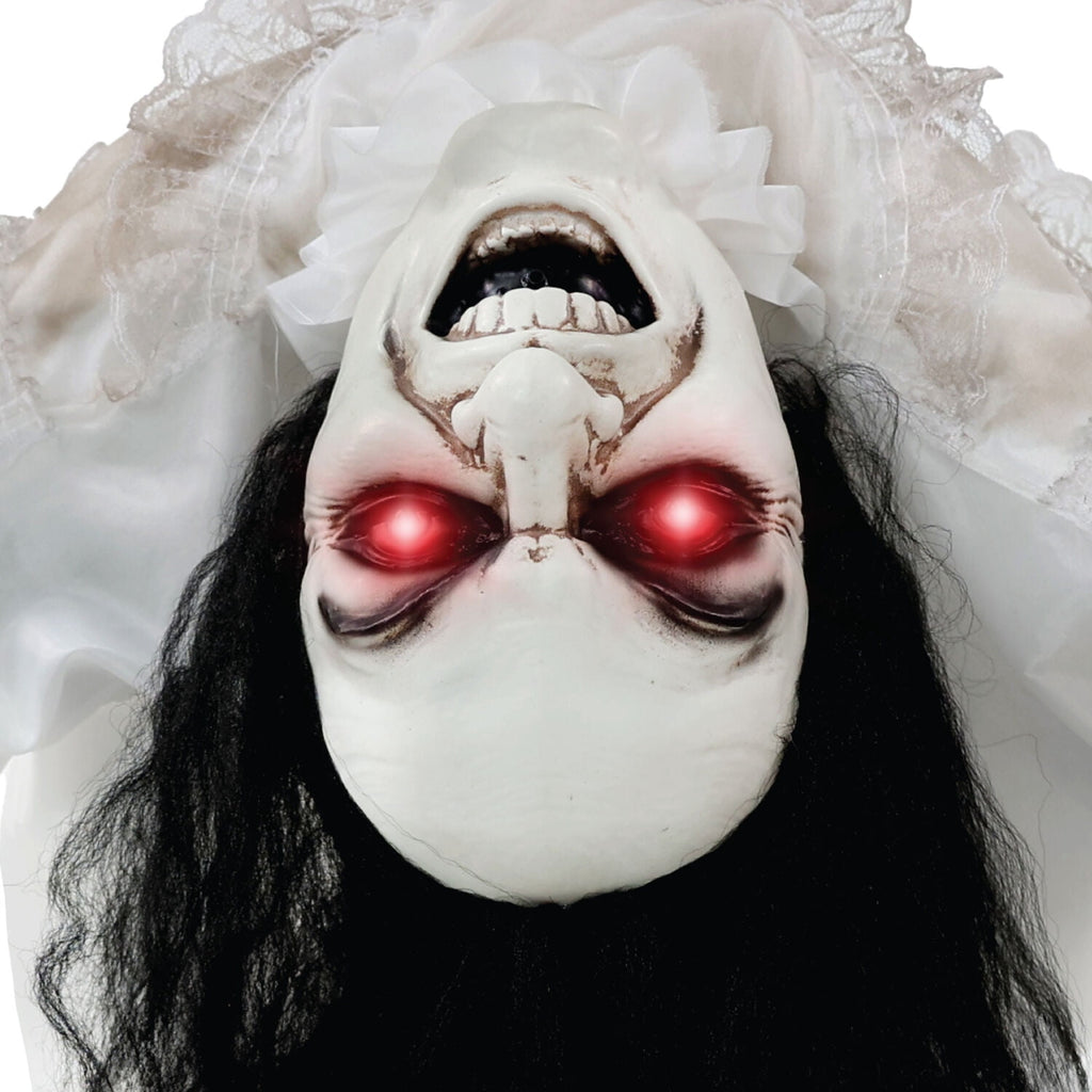Haunt & Co Lifesize 35" Animatronic Possessed Woman with Lights and Sound
