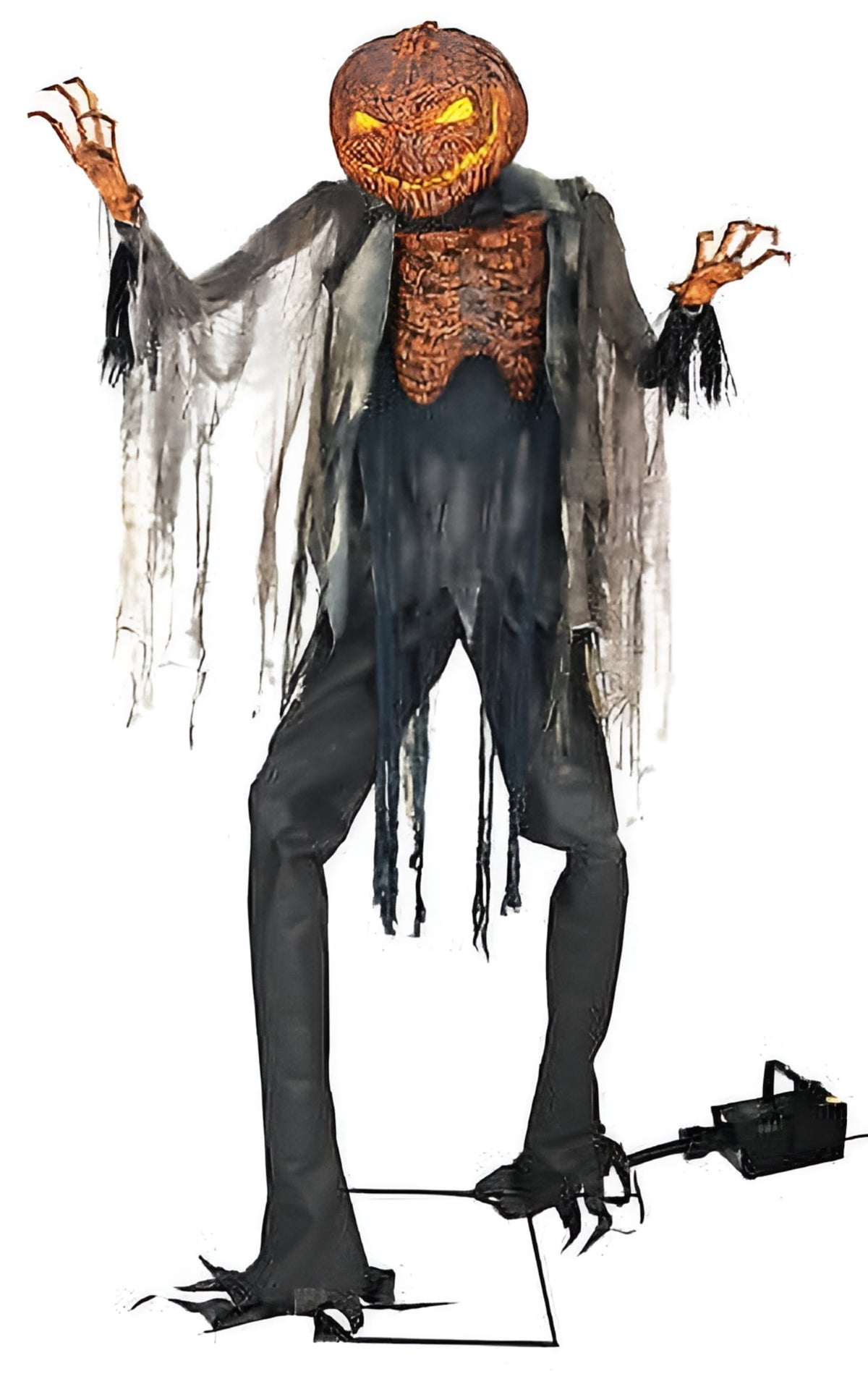 Haunt & Co 7 ft. Animated Scorched Scarecrow with Fog Machine
