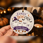 Haunt & Co Boo Crew Ghost Family Acrylic Halloween Hanging Ornament