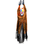 Haunt & Co 42" Animated Halloween Clown with LED Eyes Decoration