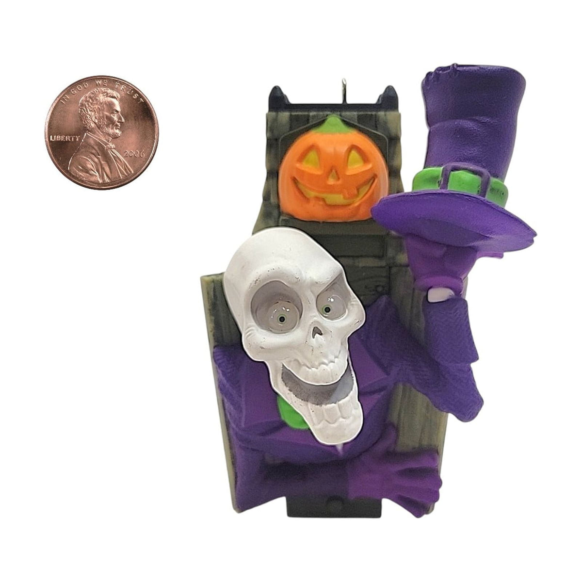 Haunt & Co 2013 Stand-Up Skeleton (Happy Halloween!) Keepsake Christmas Tree Ornaments