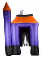 Haunt & Co Pre-Lit 12FT Halloween Airblown Inflatable Haunted House Archway Tunnel