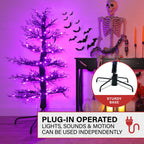 Haunt & Co 5 ft Dancing Halloween Tree Animatronic