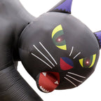 Haunt & Co 20 ft. Inflatable Halloween Black Cat, 4 Red LED Lights