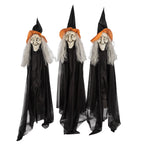 Haunt & Co Value Witch Yard Stakes Set, Home Decor, Halloween, 3 Pieces
