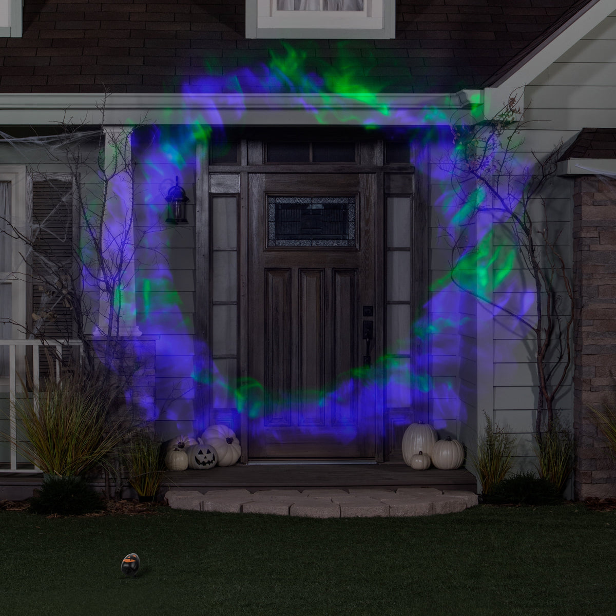 Haunt & Co Ring of Fire Multi-color LED Projector Lights Halloween Holiday Lighting, 5.59"