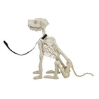 Haunt & Co 60-inch Animated Beige Skeleton Dog