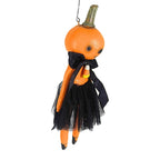 Haunt & Co 7.75In Tabitha Pumpkin Ornament, Polyresin, Halloween Figurine