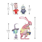 Haunt & Co Keepsake Ornaments Tim Burton's The Nightmare Before Christmas Citizens of Halloween Town Collection, Set of 4