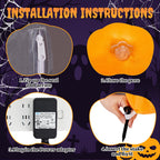 Haunt & Co 10' Halloween Inflatables Outdoor Halloween Tomb Decoration Banner Blow up Decor