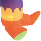 Haunt & Co Kaleidoscope Clown Airblown Halloween Yard Inflatable, 7.5'