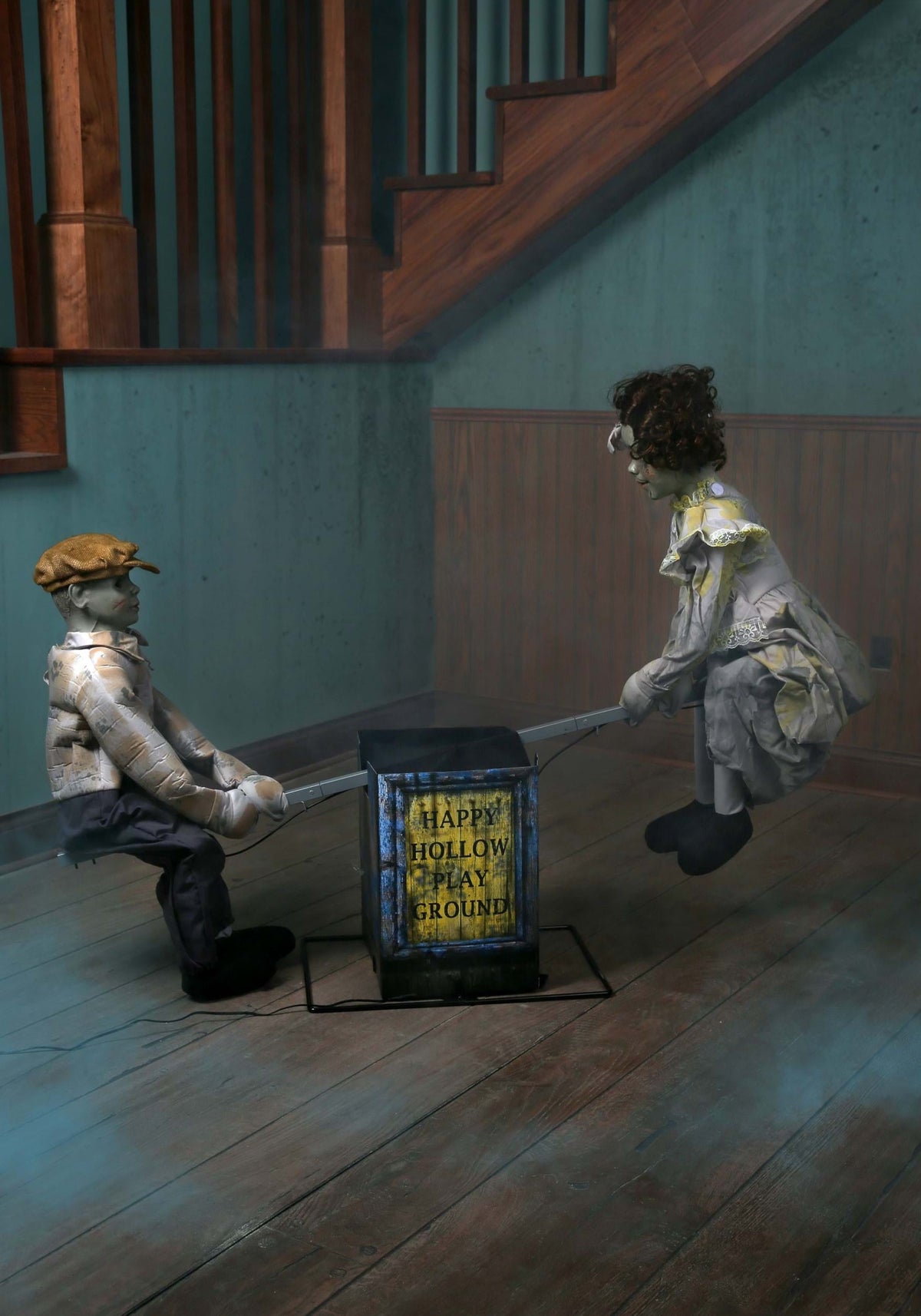 Haunt & Co Animated See-Saw Dolls - 36 in x 48 in