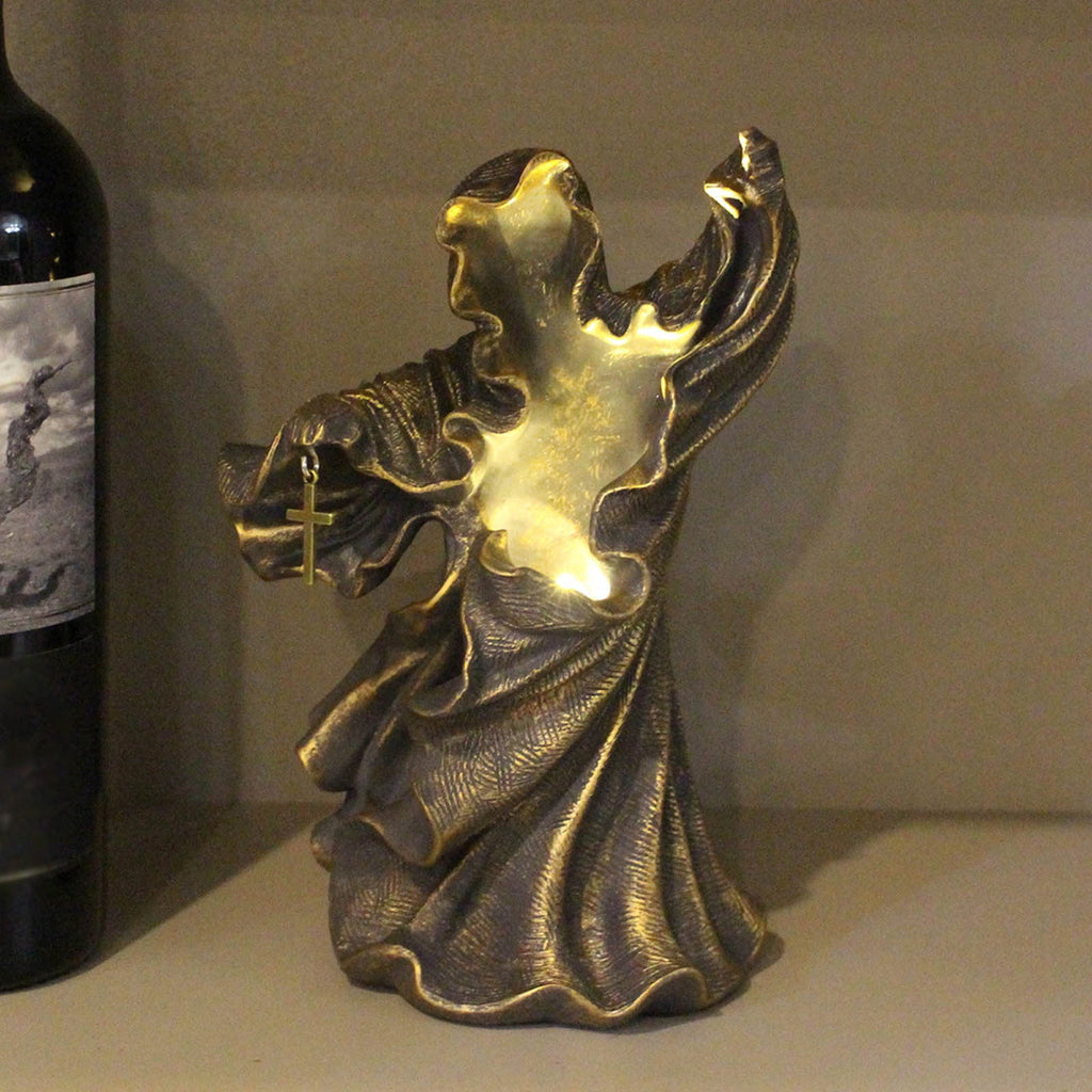 Haunt & Co Fridja Hell Messenger With Lantern Witch Decoration Lantern The Ghost Looking For Light