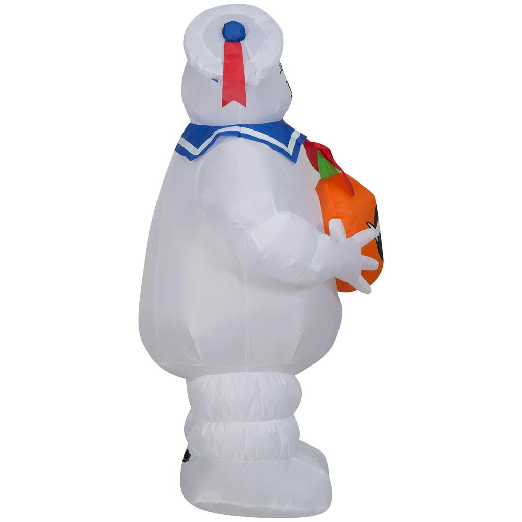 Haunt & Co 42 Airblown Blowup Inflatable Ghostbusters Stay Puft Marshmallow Man with Jack-O-Lantern Halloween Outdoor Yard Decoration