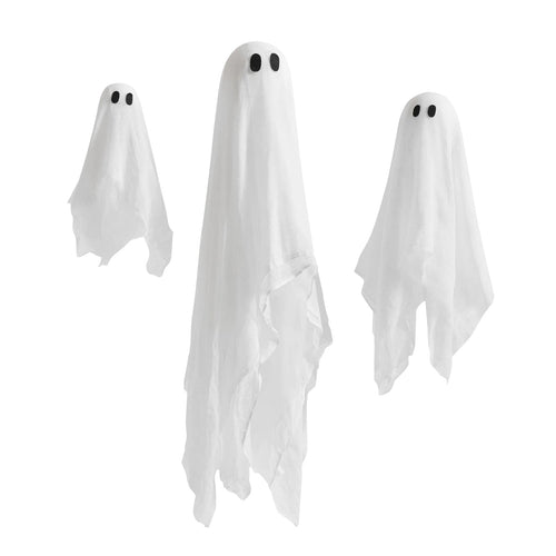 Haunt & Co 3 Piece Halloween Glowing Hanging Ornaments, Horror Cute Glow Decor for Indoor Outdoor, Festive Atmosphere Pendants for Porch Window Tree Party