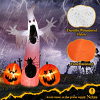 Haunt & Co 12 ' Halloween Ghost & Pumpkin Outdoor Halloween Inflatables