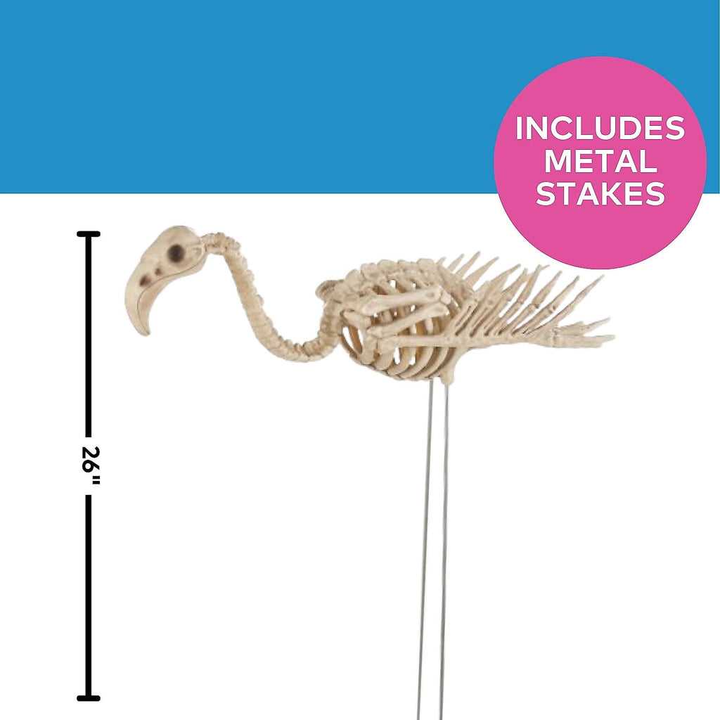 Haunt & Co 27" Flamingo Skeleton