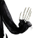 Haunt & Co 57" Animated LED Lighted Head-in-Hand Skeleton Maid