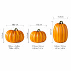 Haunt & Co GIPQJK Summerween Simulated Creative Pumpkin Resin Craft Ornament for Halloween Decorative Autumn Home Decoration Outdoor Garden Party Supply Artistic DIY Craft Gift for Fall Season C