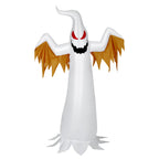 Haunt & Co Gymax 8ft Inflatable Halloween Ghost Blow Up Decoration w/ Built-in Flame Light
