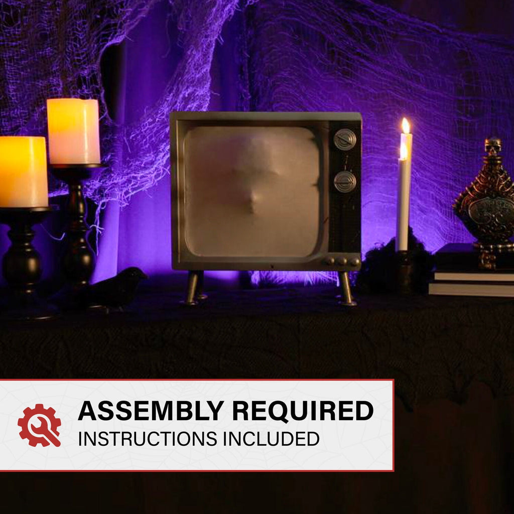 Haunt & Co 11.8 in Haunted TV by Tekky, Premium Halloween Animatronic