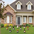 Haunt & Co Big Dot of Happiness Halloween Gnomes - Gnome Lawn Decorations - Outdoor Spooky Fall Party Yard Decorations - 10 Piece