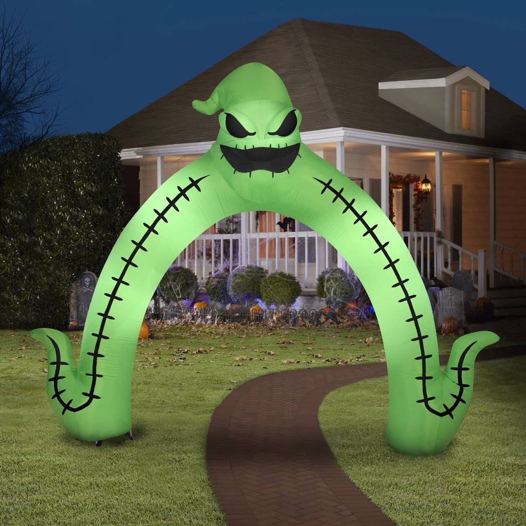 Haunt & Co Halloween Inflatable Oogie Boogie Archway, 10 ft Tall, Multi
