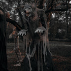 Haunt & Co 7 ft Tall Motion-Activated Towering Werewolf, Premium Halloween Animatronic, Plug-In