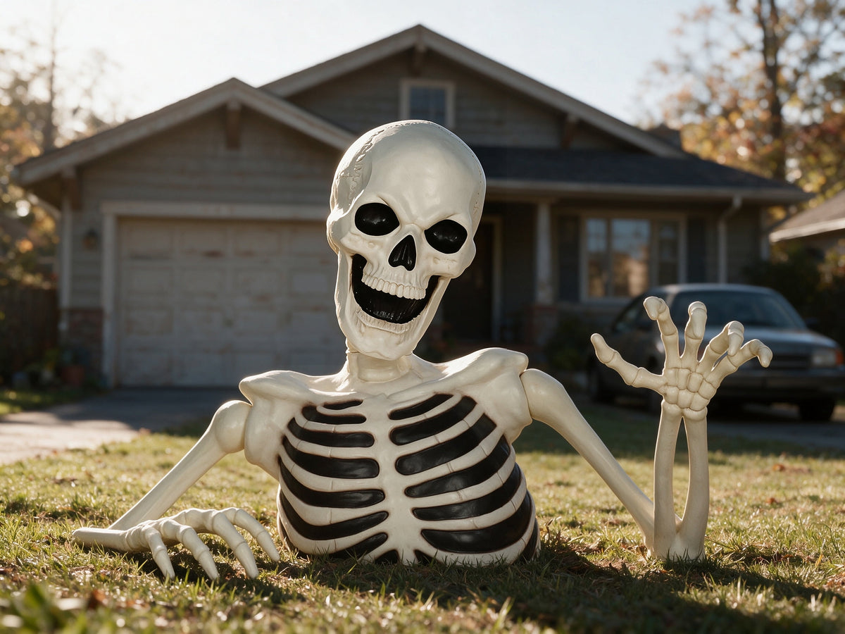 Haunt & Co 48" Halloween Giant Groundbreaker Skeleton