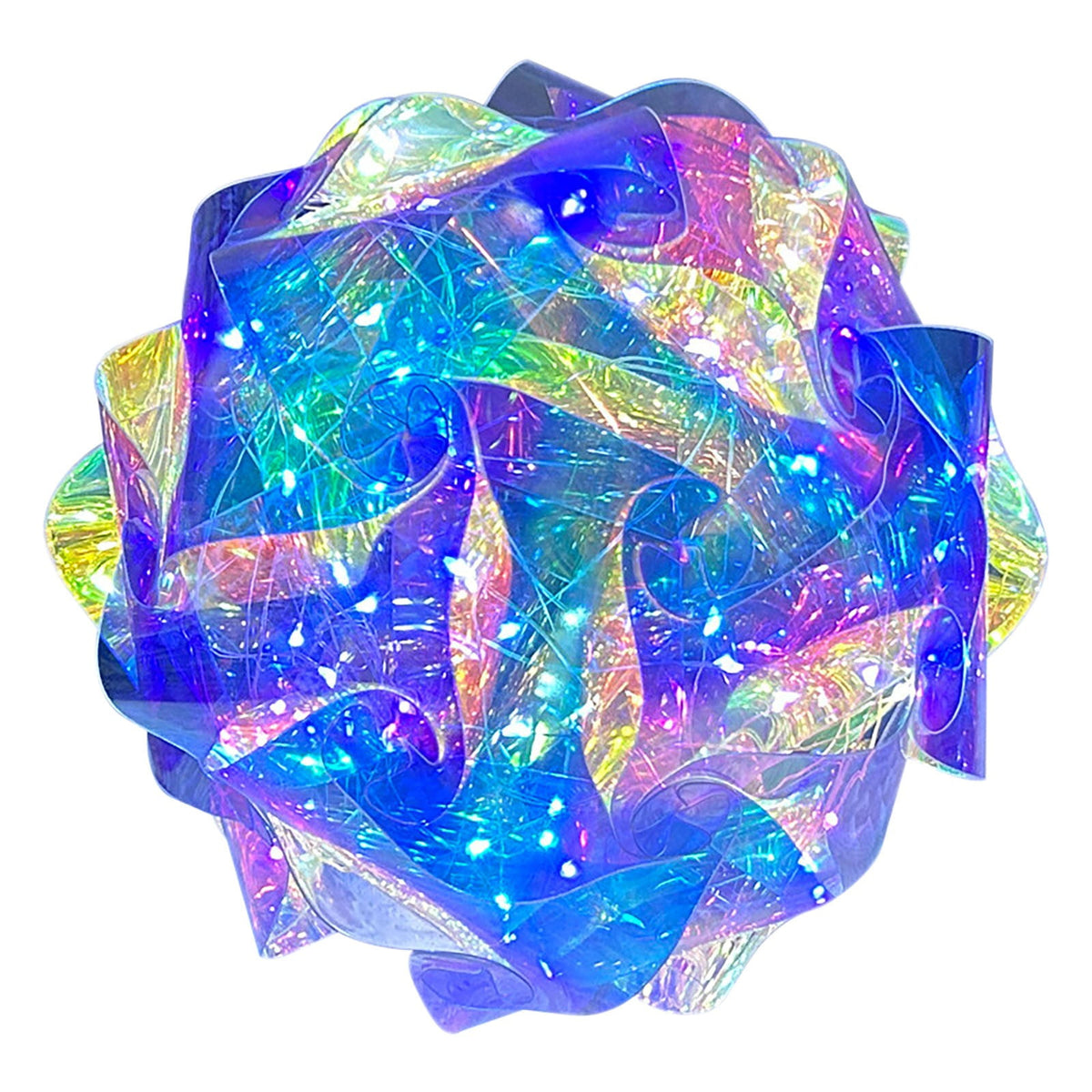 Haunt & Co Twfbrm Christmas LED Light-Prismatic Iridescent Rose 11.8" Light String with Colorful Luminous Decoration Clear Iridescent Ornaments Christmas/Halloween/Valentine Day/Birthday Gifts for Girlfriend