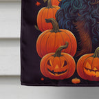 Haunt & Co Halloween Boykin Spaniel Dog House Flag 28x40IN Double-Sided Polyester Decorative Sleeve Pole Flag