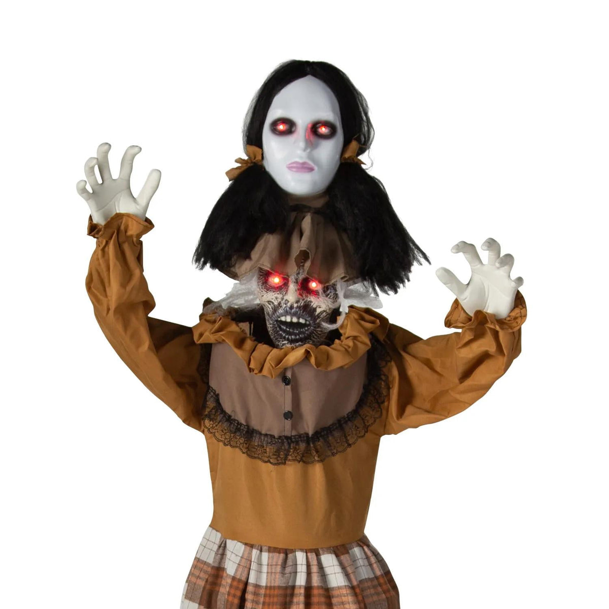 Haunt & Co 5 Ft. Standing Creepy Woman Plastic Pop-Up