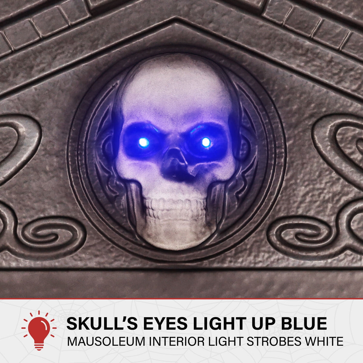 Haunt & Co 6.7 ft. Motion-Triggered Mausoleum Halloween Animatronic by Tekky
