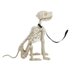 Haunt & Co 60-inch Animated Beige Skeleton Dog