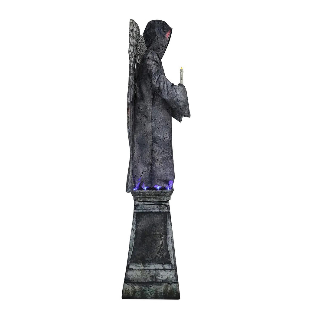 Haunt & Co 96" Cemetery Angel Animated Prop - Creepy