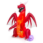 Haunt & Co Costway 8 FT Halloween Inflatable Red Dragon with Wings & Skull Holiday Decoration Light